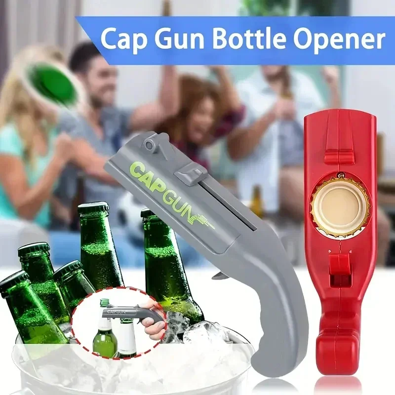 Kitchen Gadgets And Toys - Ouvre-bouteille lanceur de capsules volantes, jouet