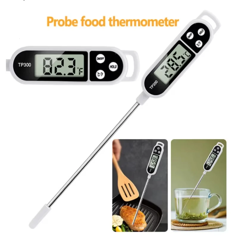 Kitchen Gadgets Electronic - Thermomètre alimentaire numérique 1-10P TP300 pour