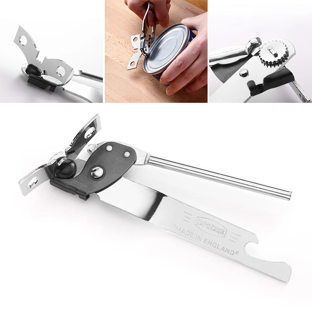 Kitchen Gadgets For Seniors - Ouvre-bouteille manuel multifonctionnel en acier inoxydable,
