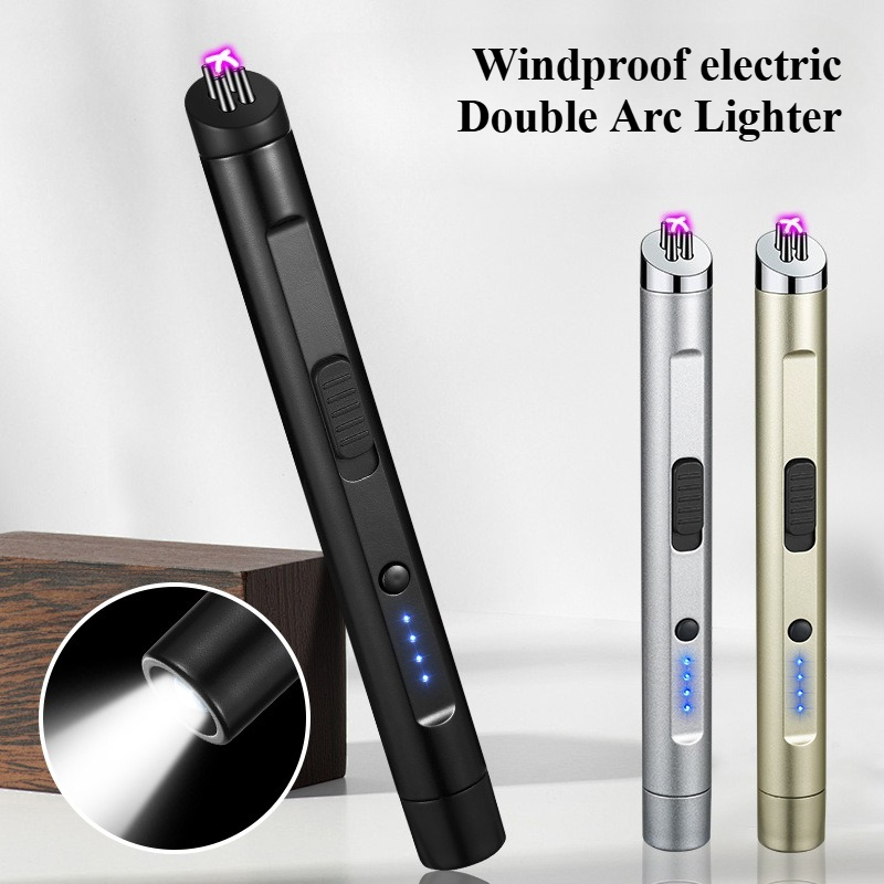 Kitchen Gadgets Electric - Briquet électrique à double arc avec