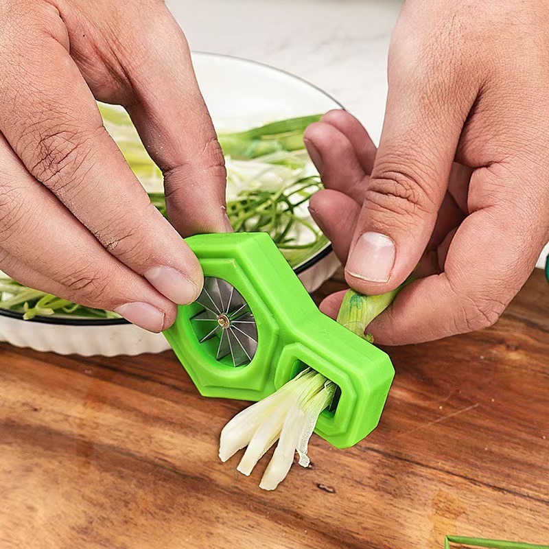 Kitchen Gadgets Drawing - Coupe-oignons en acier inoxydable, Gadgets de