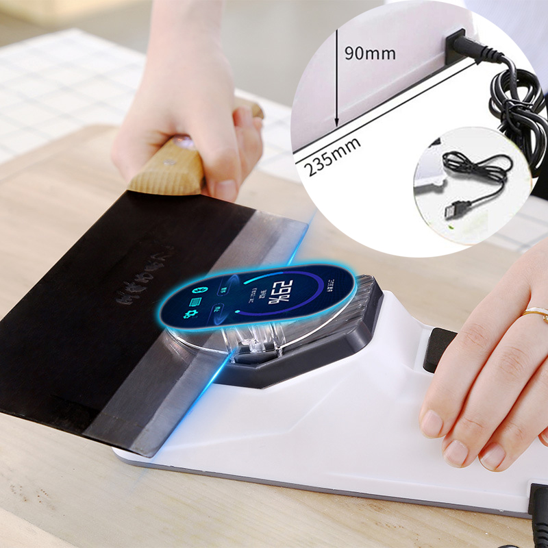 Kitchen Gadgets Electronic - Affûteur électrique USB réglable pour couteaux
