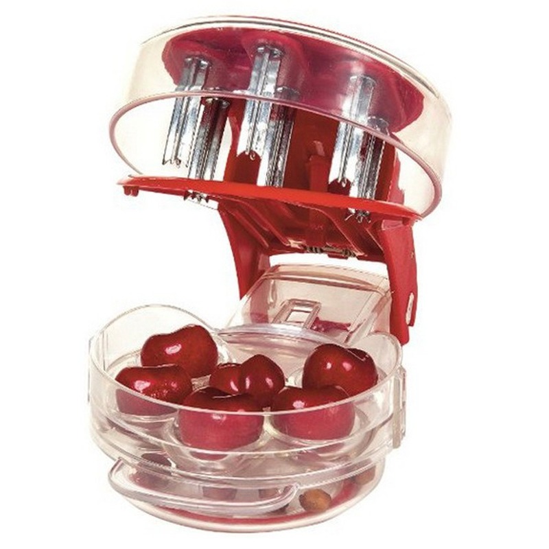 Kitchen Gadgets Novelty - Décortiqueur de cerises à 6 trous