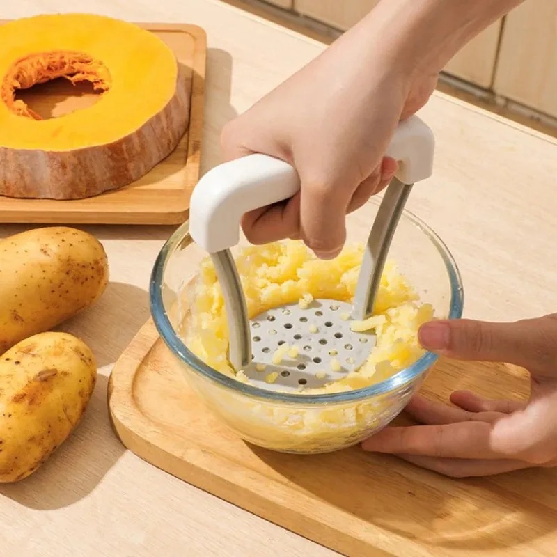 Kitchen Gadgets Juicer - Écrase-pommes manuel durable, presse-purée, écrase-légumes de