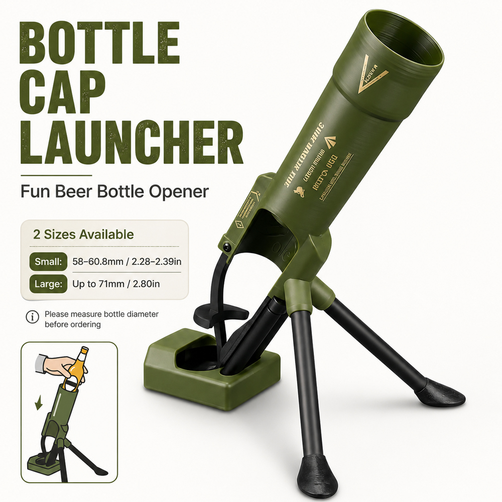 Kitchen Gadgets Novelty - Ouvre-bouteille créatif pour bière, 2 tailles,