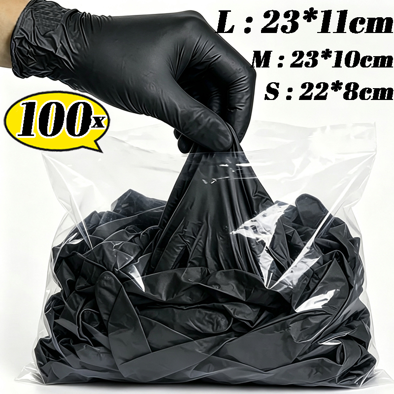 Gants noirs jetables en PVC, h - Kitchen Gadgets Novelty avis et prix