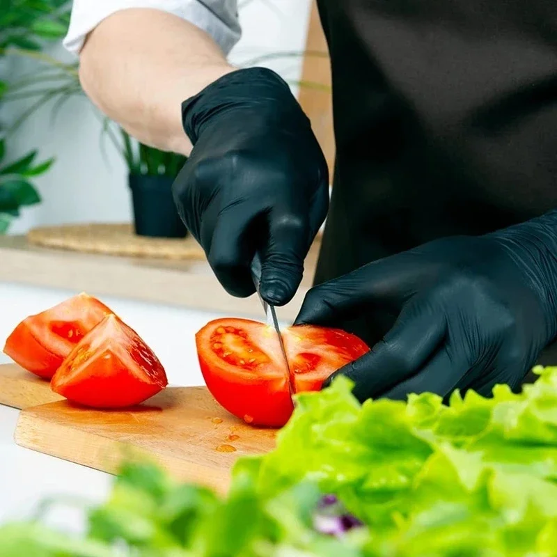 Gants noirs jetables en PVC, h - Kitchen Gadgets Novelty avis et prix