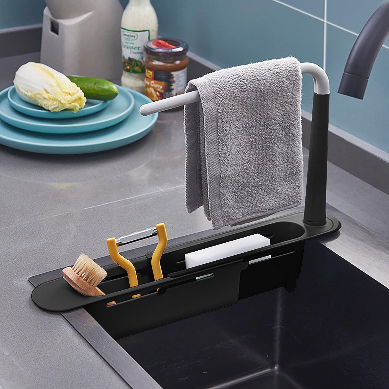Elescopic-Étagère d'évier de p - Kitchen Gadgets For Seniors avis et prix