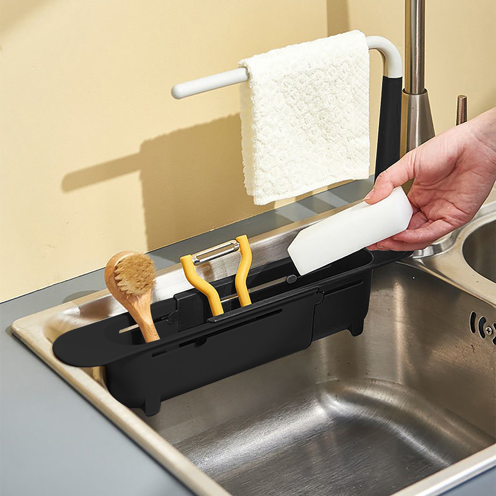 Elescopic-Étagère d'évier de p - Kitchen Gadgets For Seniors avis et prix