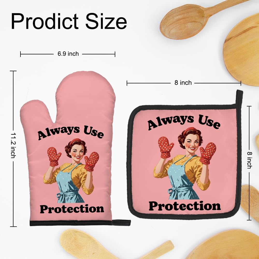 Ensemble de mitaines de four e - Funny Kitchen Gadgets Gifts avis et prix