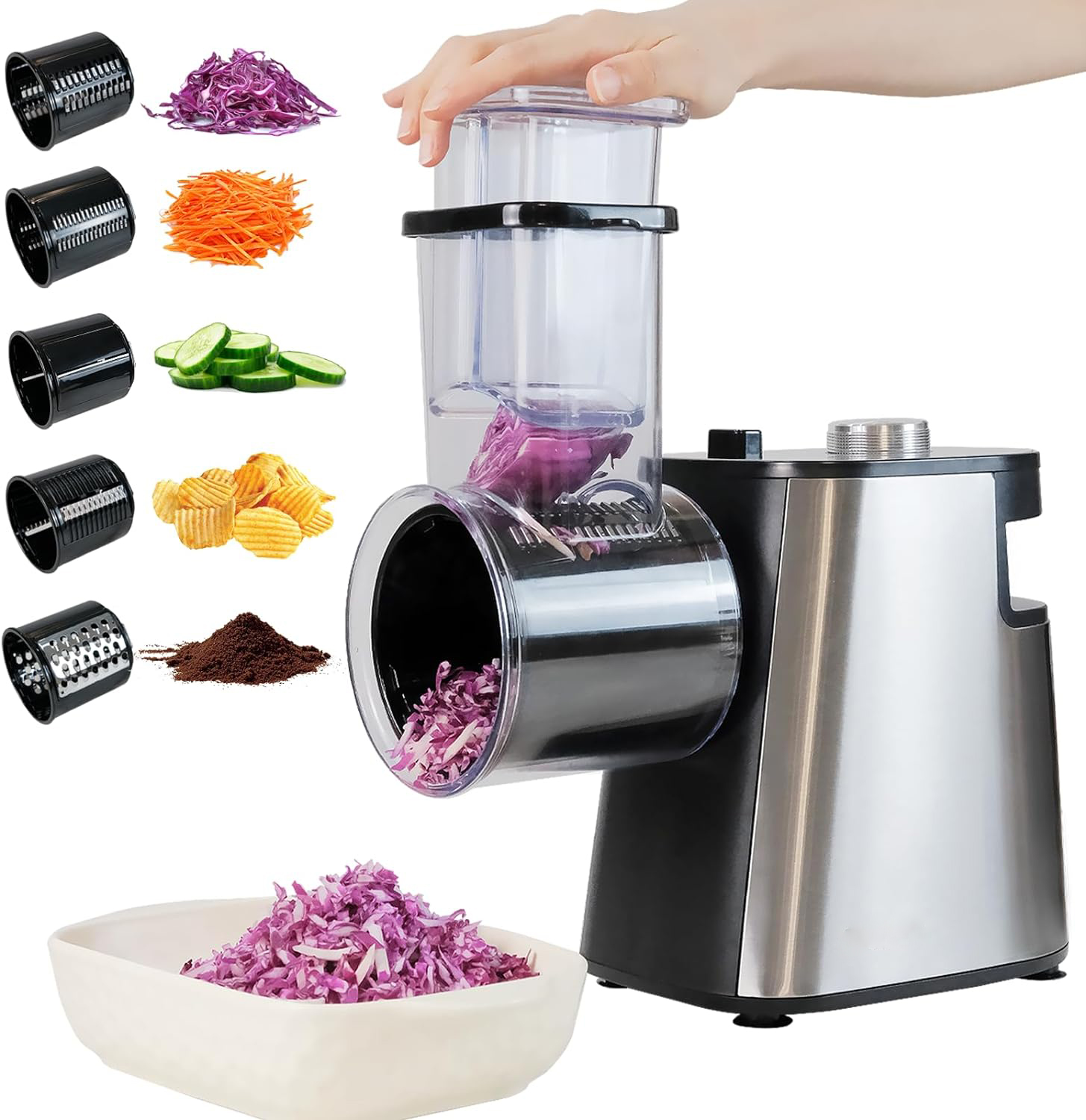 Trancheuse alimentaire râpe à  - Kitchen Gadgets Electric avis et prix