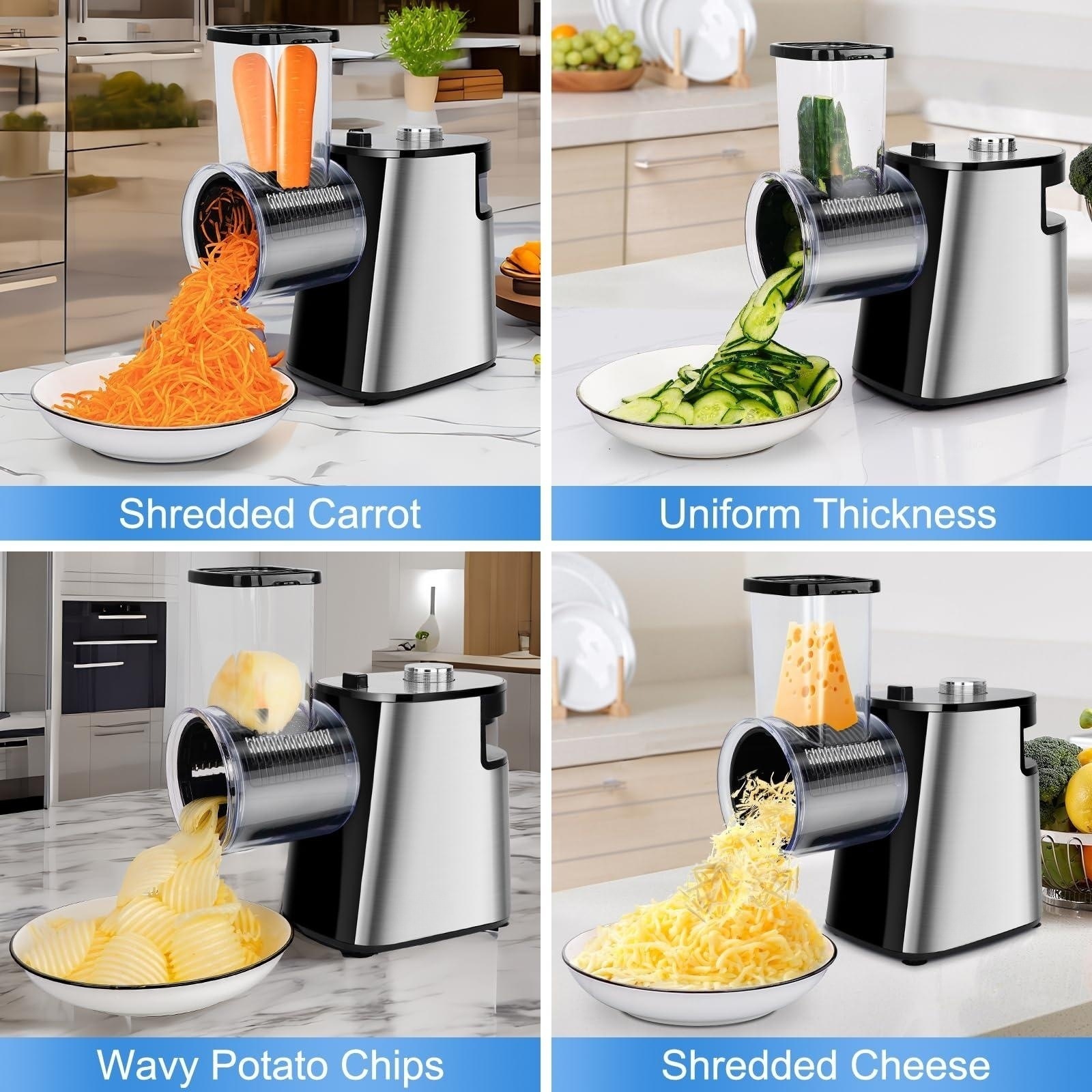 Trancheuse alimentaire râpe à  - Kitchen Gadgets Electric avis et prix