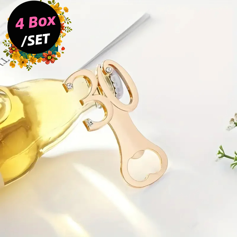 Lot de 4 Ouvre-bouteilles Doré - Funny Kitchen Gadgets Gifts avis et prix